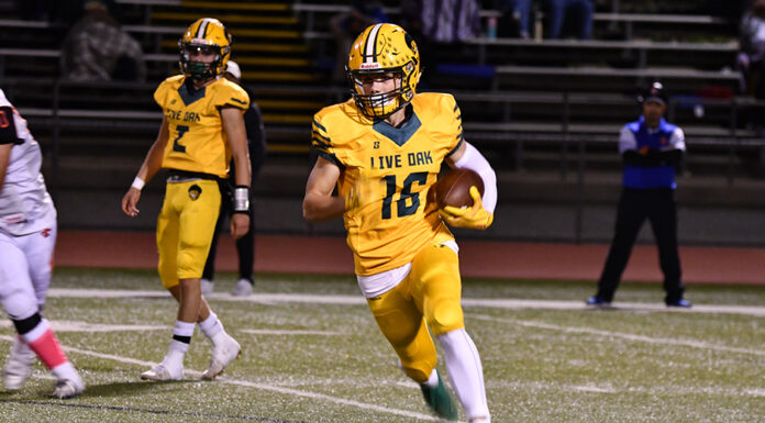 Live Oak football team marches all over Saints