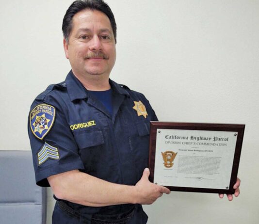CHP Sgt. Adam Rodriguez retires california highway patrol sgt adam rodriguez