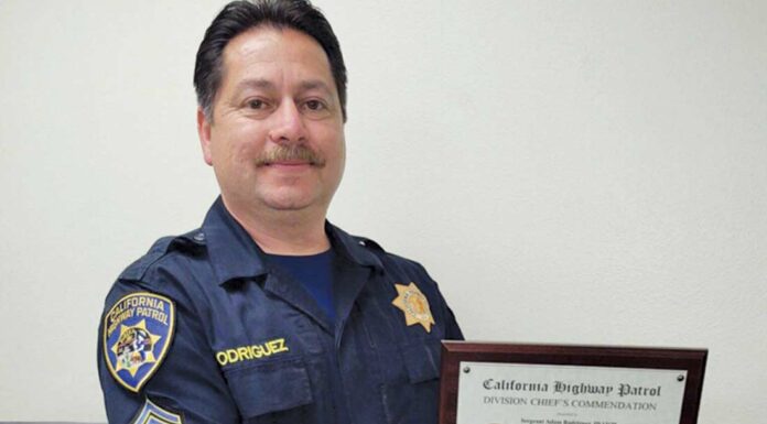 CHP Sgt. Adam Rodriguez retires california highway patrol sgt adam rodriguez
