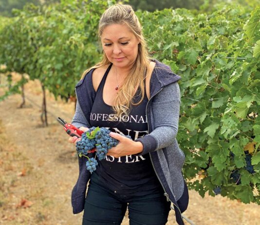 Cottage Creek: Inspired by Syrah denise russell cottage creek winery cabernet sauvignon grapes