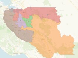 Supervisors close to adopting new district boundaries 90195 map santa clara county board of supervisors cindy chavez redistricting