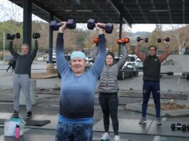 Centennial Recreation Center is a popular spot for New Year goals centennial recreation center linda smith susie avon outdoor workout