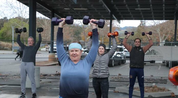 Centennial Recreation Center is a popular spot for New Year goals centennial recreation center linda smith susie avon outdoor workout
