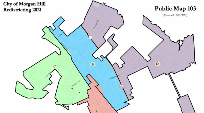 Morgan Hill city council approves disputed district map