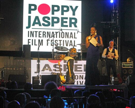 poppy jasper international film festival drag queen alina malletti galore mike luevano poppy bash gilroy event center