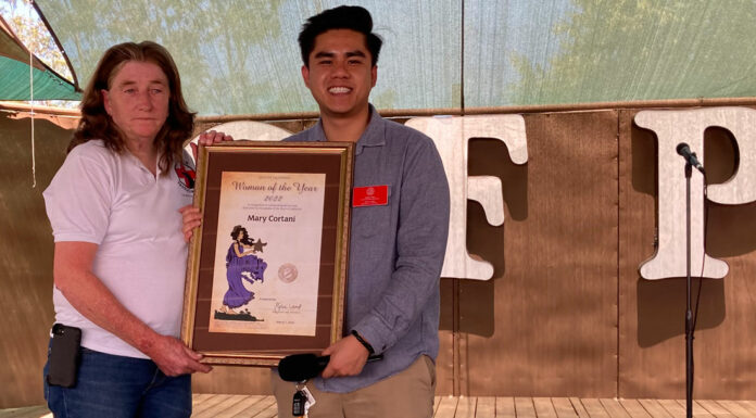 Mary Cortani honored as Woman of the Year