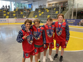 Hudson Ledwith excels in the box, lacrosse style