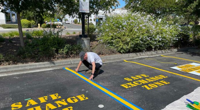 Rotary Club creates ‘Safe Exchange Zone’ at MHPD