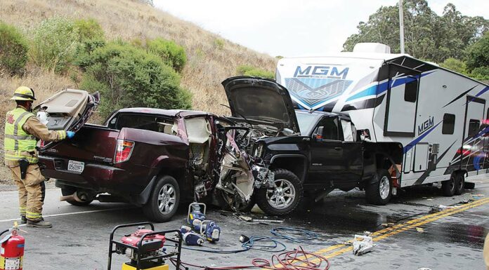One dead, 8 hurt in Highway 129 crash highway 129 old chittenden road fatal crash california highway patrol