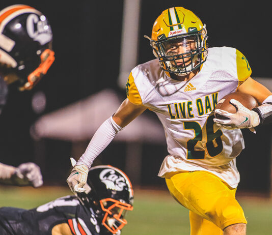 Live Oak High football team looks to improve through bye week