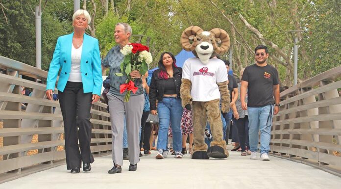 Gavilan College dedicates new bridge to longtime faculty member gavilan college susan dodd crossing bridge