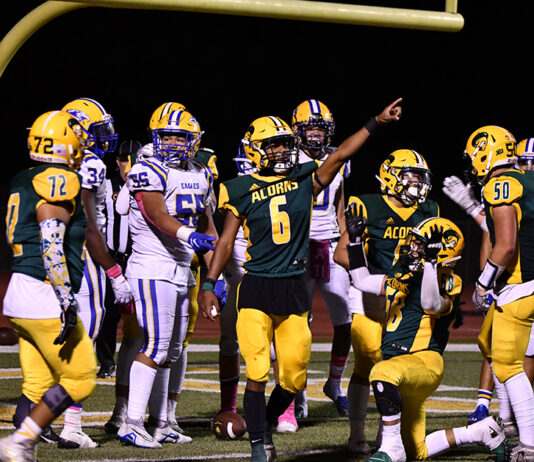Live Oak High football team in solid position entering stretch run