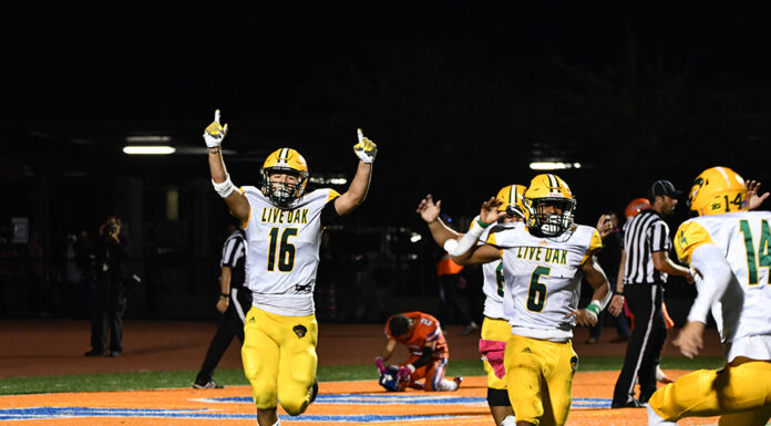Live Oak football wins riveting OT thriller