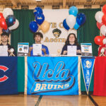 Image for display with article titled Live Oak’s Aidan Keenan, Landon Stump, Diego Castellanos and Kaitlyn Silva sign letter of intents