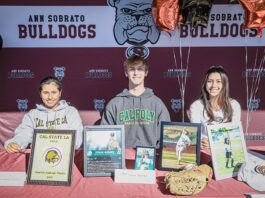 Sobrato’s Daniela Andrade, Ethan Marmie and KK Sullivan sign letter of intent to play at the four-year collegiate level