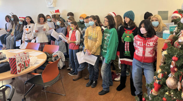 Students bring holiday cheer to seniors