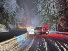 Unprecedented snowfall hitting Bay Area and Santa Cruz Mountains this weekend