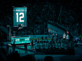 Raising Marleau: Sharks’ all-time great gets his No. 12 jersey retired