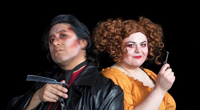South Valley Civic Theatre takes on ‘Sweeney Todd’ sweeney todd south valley civic theatre guillermo morales vivienne castillo