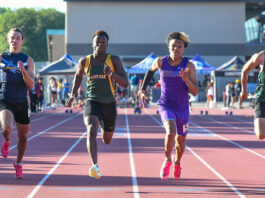Live Oak High’s Christian Hauge is the CCS 100-meter dash champion