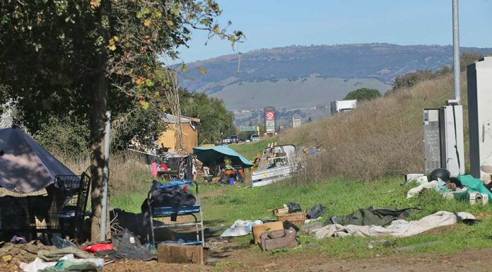 Study shows financial aid can prevent homelessness homeless encampment luchessa avenue highway 101
