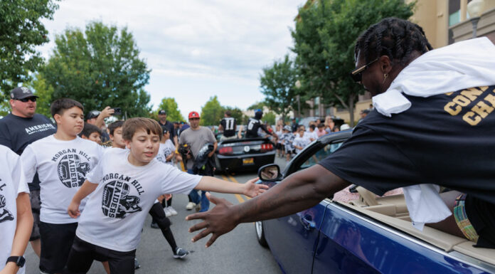 Panthers celebrate IFL championship in Morgan Hill