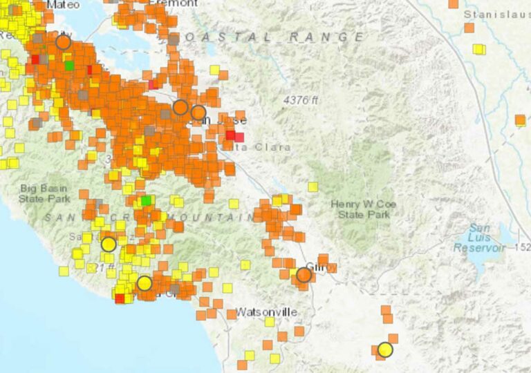 Wildfire smoke blankets Bay Area