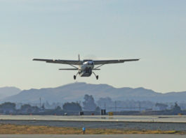 Pilotless airplane tested at Hollister airport