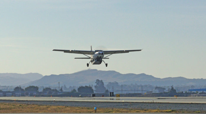 Pilotless airplane tested at Hollister airport