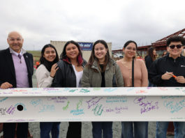 Gavilan College celebrates ‘topping out’ of new Hollister campus project