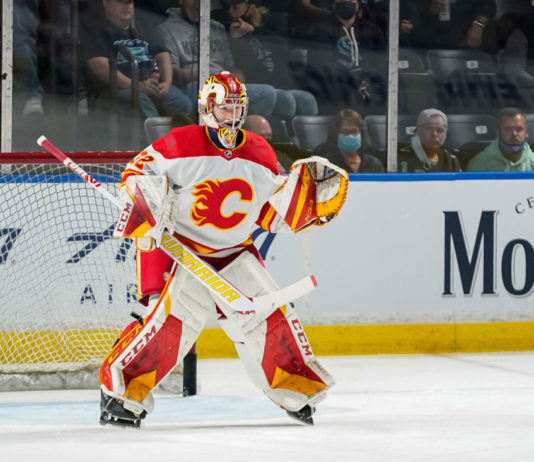 The Wolf Watch: Flames’ goalie helps shut out Panthers