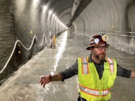 A look inside: Anderson Reservoir diversion tunnel