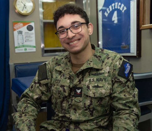 Morgan Hill native serves aboard USS Kentucky