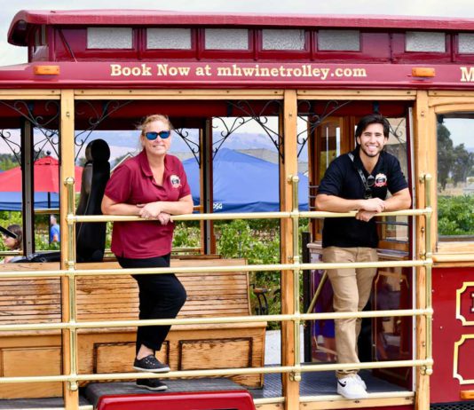 Trolley tours wine country in style
