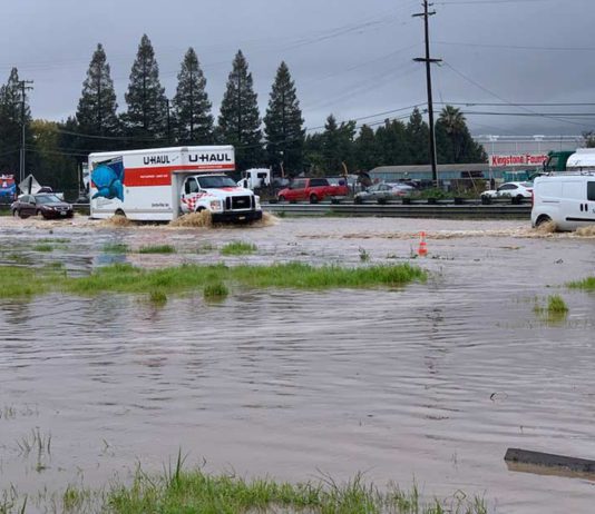 Valley Water urges flood preparedness highway 101 flooding