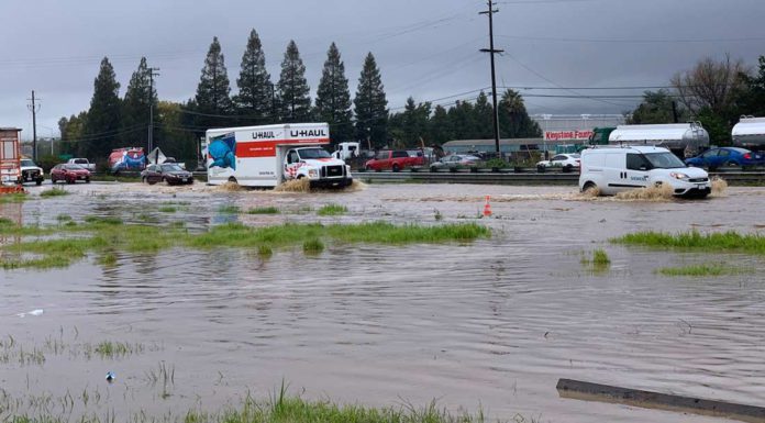 Valley Water urges flood preparedness highway 101 flooding