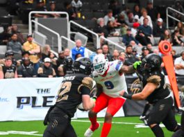 Photo: Bay Area Panthers fall to Gunslingers in home opener