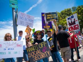 Hundreds protest on ‘No Kings Day’ in Gilroy
