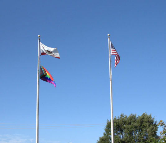 Morgan Hill raises the Pride Flag