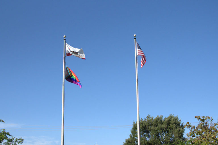 Morgan Hill raises the Pride Flag