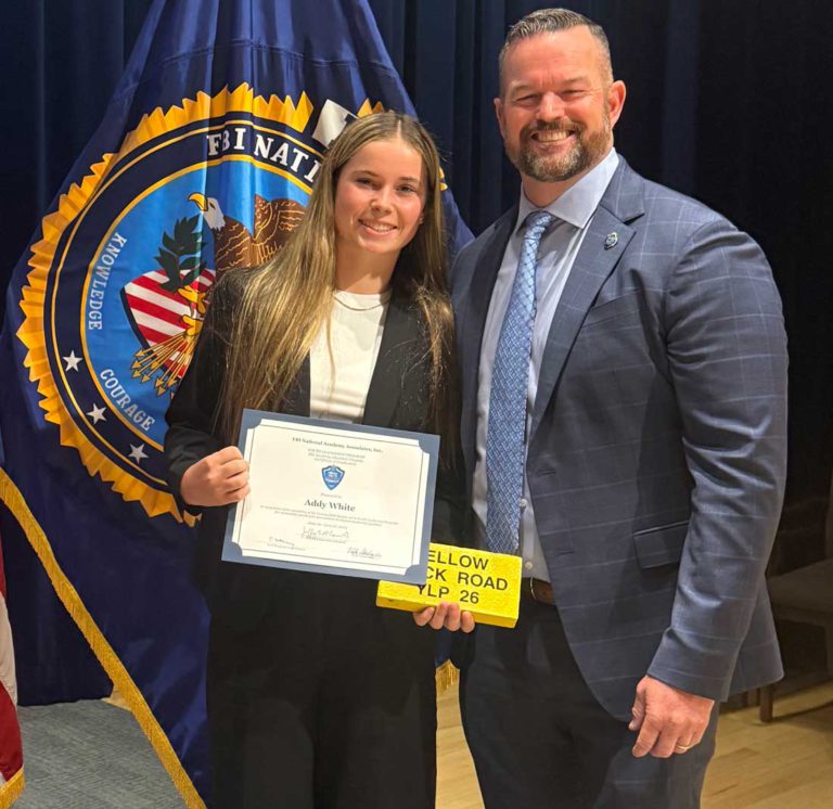 Local teen represents Morgan Hill at FBI Youth Leadership Program