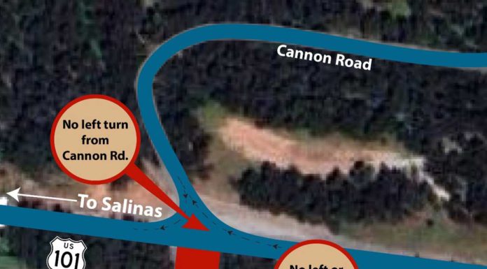 Highway 101 project will modify traffic pattern at Rocks/Cannon roads