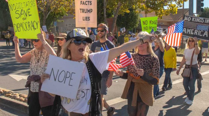 Morgan Hill residents join ‘No Kings’ protest