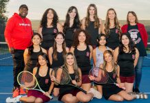 Sobrato girls tennis rolls to third place in league play