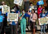 Nurses rally for safer staffing at Santa Clara County hospitals
