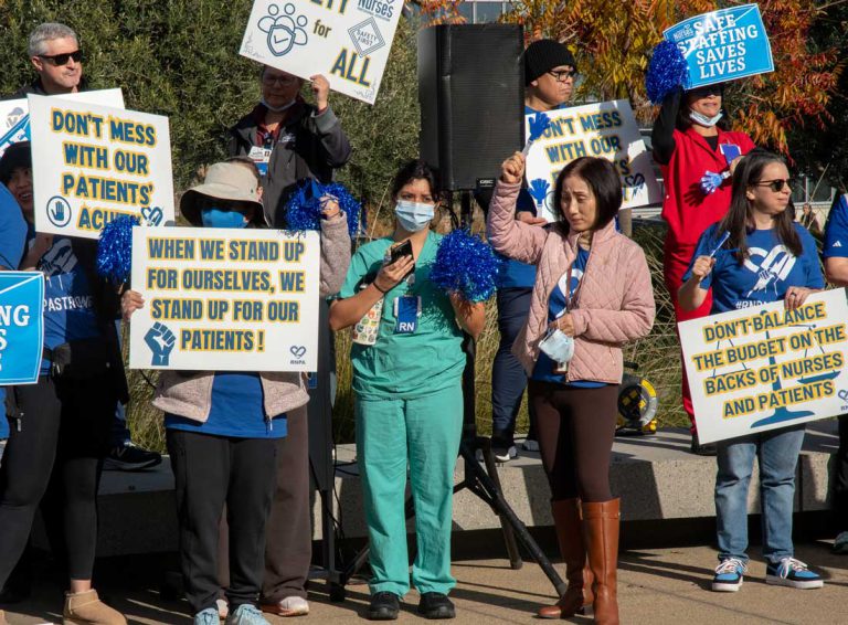 Nurses rally for safer staffing at Santa Clara County hospitals