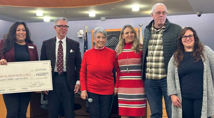 Friends of Senior Center donate $60k to City of Morgan Hill
