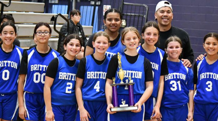 Britton Middle School girls basketball team completes superb season