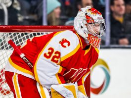 The Wolf Watch: Goalie and NHL’s Flames near end of disappointing season