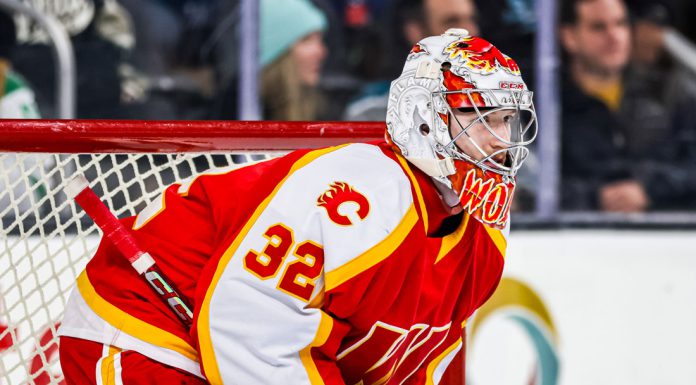 The Wolf Watch: Goalie and NHL’s Flames near end of disappointing season